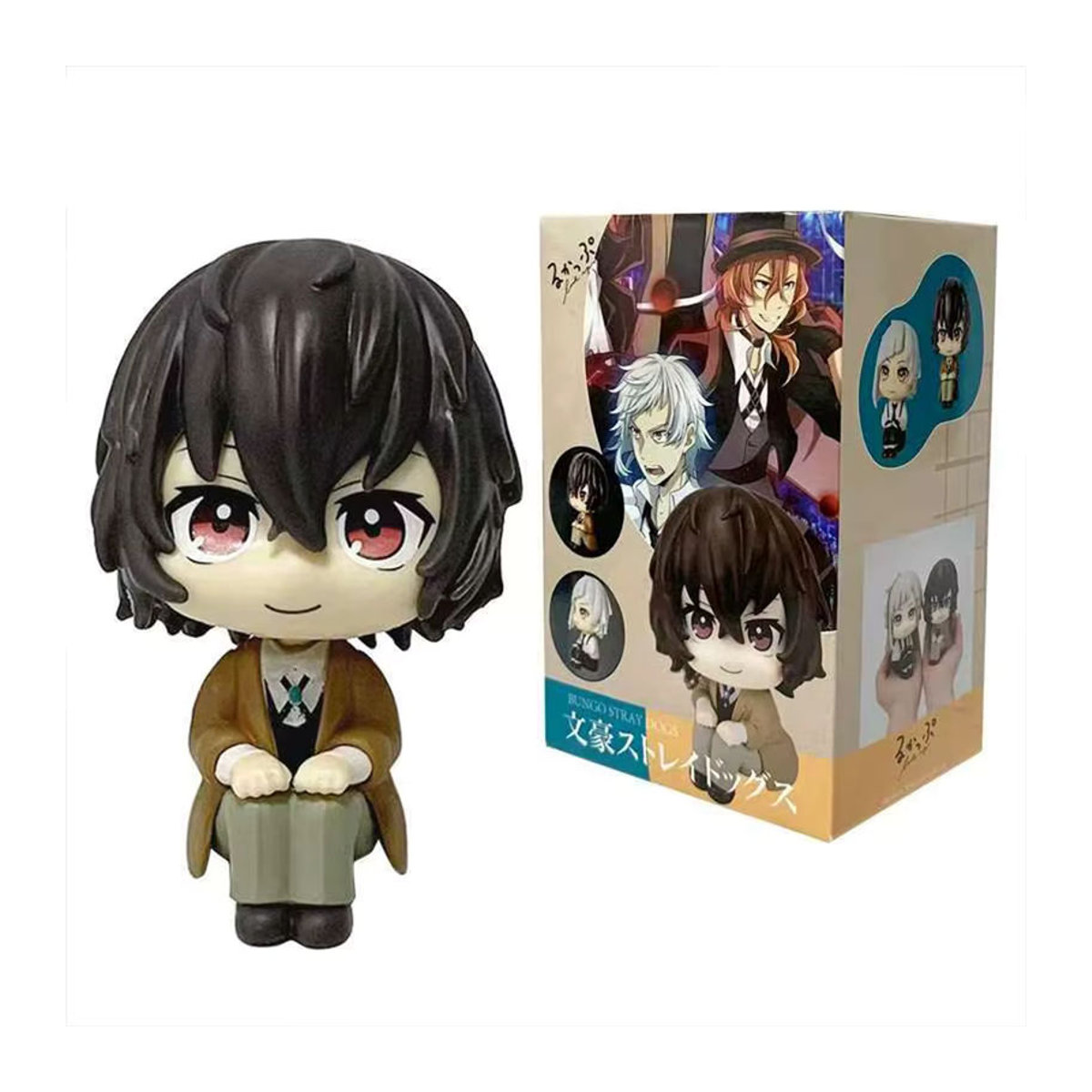 Bandai Bungou Stray Dogs Dazai Osamu und Nakajima Atsushi Actionfiguren aus Kunststoff, mehrfarbig, Anime-Sammlerfiguren zur Dekoration - Bild 3
