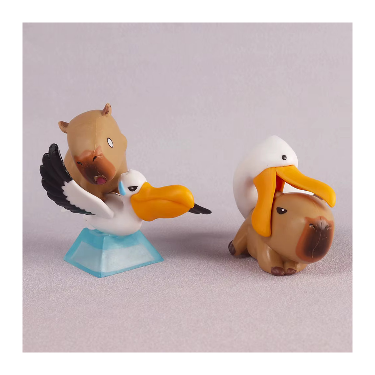 Bandai Capybara Figur aus Kunstharz in Braun als Kawaii Anime Tierfigur für Kinder - Bild 3