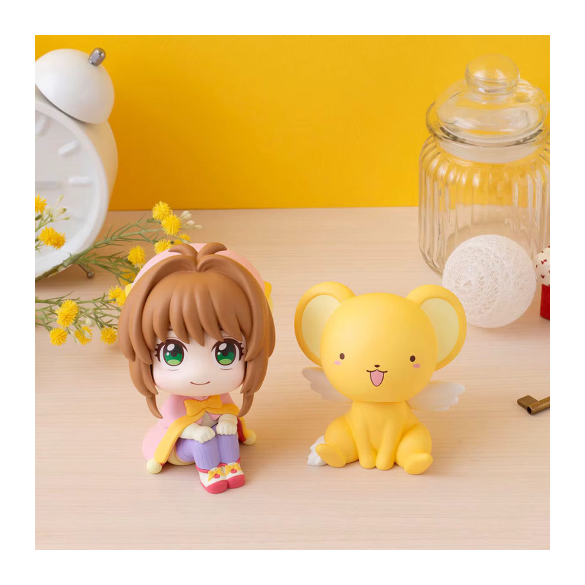 Bandai Card Captor Sakura Anime Figur Look Up Kinomoto Sakura mit Cerberus, mehrfarbig, Höhe: 10 cm - Bild 4