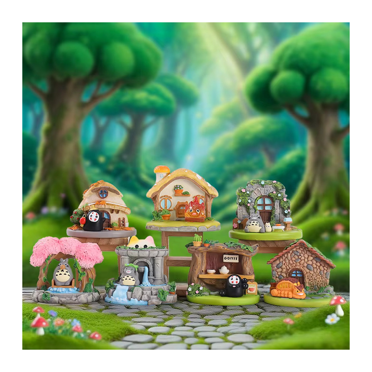 Bandai Cartoon Blind Box Anime Figur aus Kunstharz, mehrfarbig, dekoratives Desktop Ornament für Kinder und Erwachsene - Bild 2