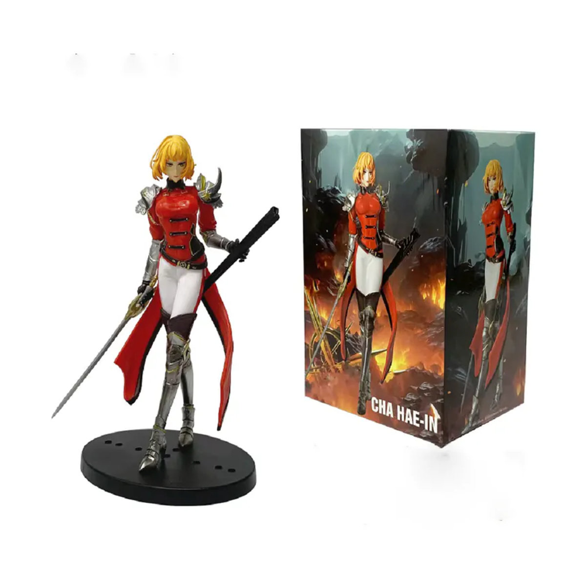Bandai Cha Hae-in Actionfigur aus Kunststoff, mehrfarbige Anime-Statue für Sammler, Höhe: 19-20 cm - Bild 3