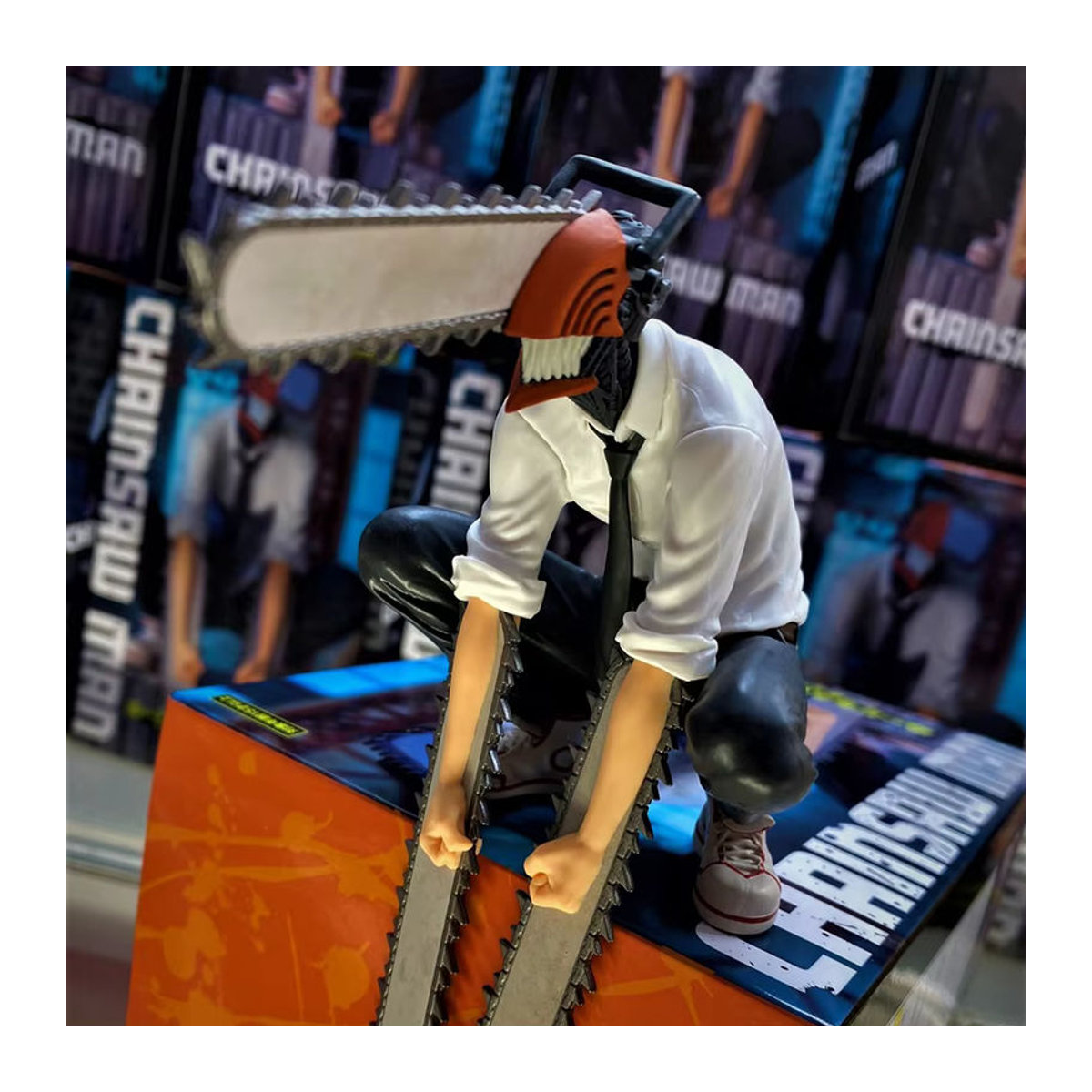 Bandai Chainsaw Man Anime Figur Denji Action Figure aus Kunststoff, mehrfarbig, Höhe: 14 cm - Bild 3