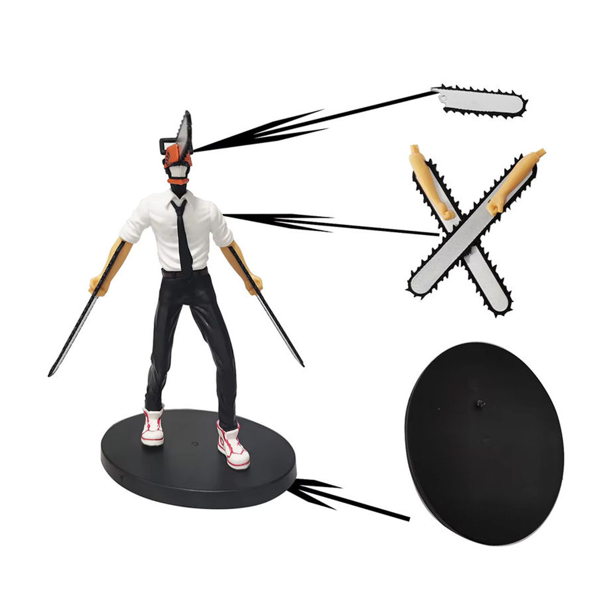 Bandai Chainsaw Man Anime Figur Power Action Figure aus Kunststoff, mehrfarbig - Bild 5
