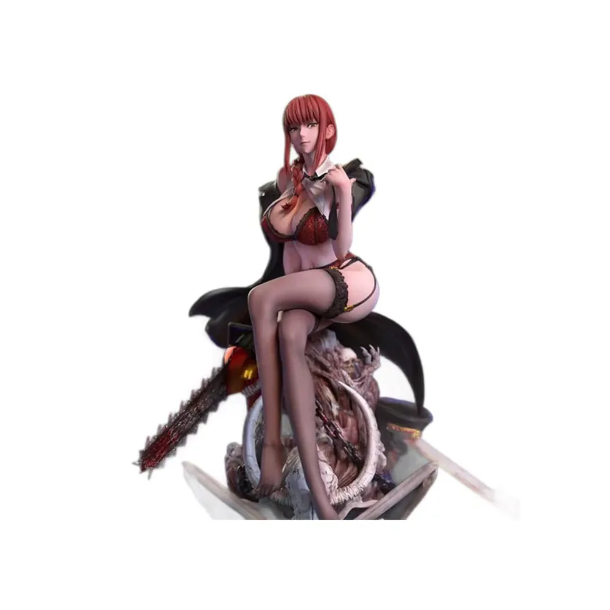 Bandai Chainsaw Man Makima Anime Actionfigur aus Kunststoff, mehrfarbig, Höhe: 46 cm - Bild 4