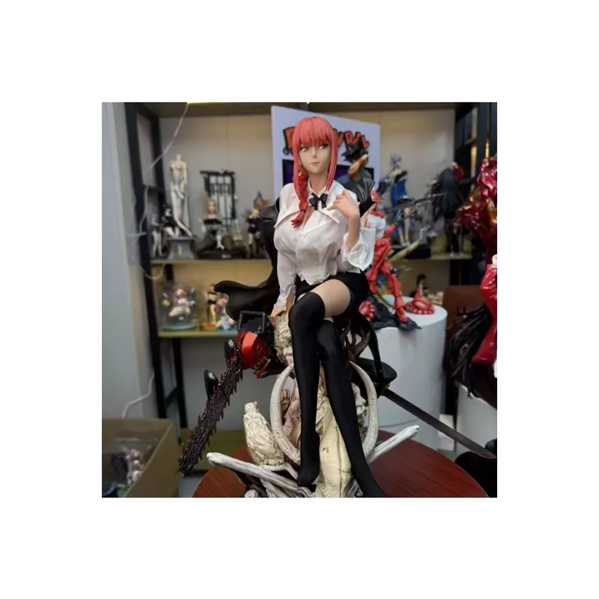 Bandai Chainsaw Man Makima Anime Actionfigur aus Kunststoff, mehrfarbig, Höhe: 46 cm - Bild 7