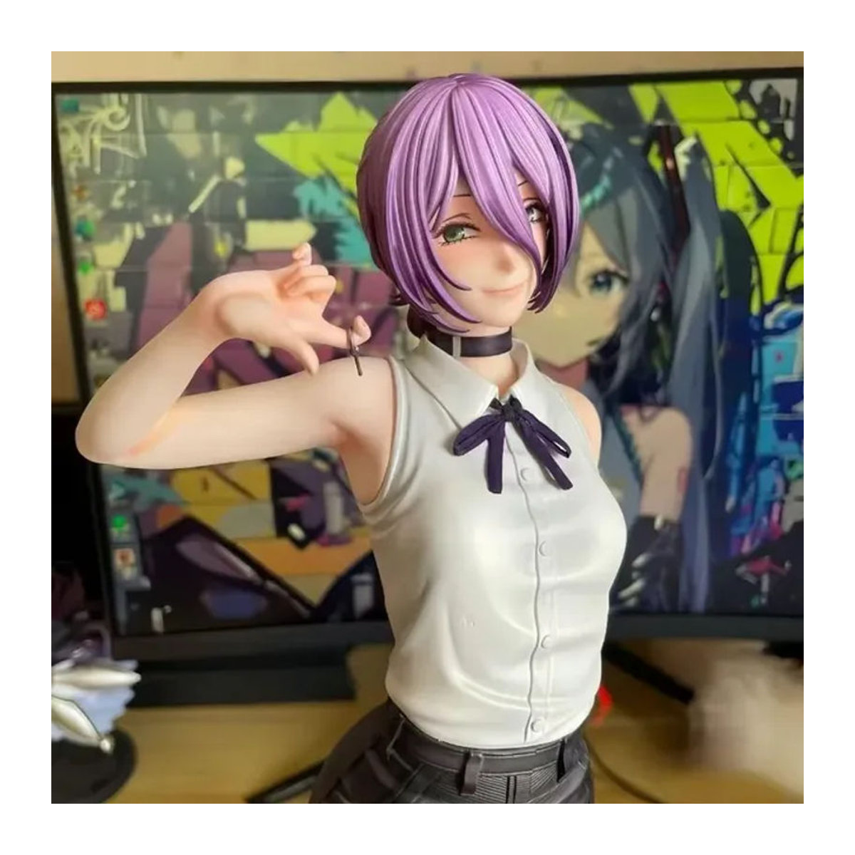 Bandai Chainsaw Man Reze PVC Anime-Figur Mehrfarbig Dekoratives Sammlerstück für Erwachsene - Bild 1