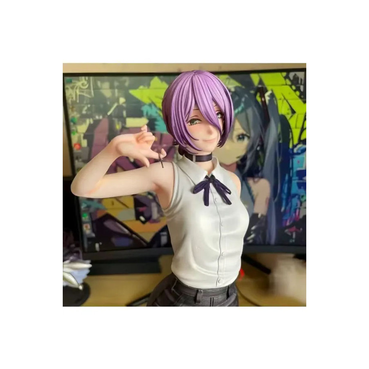 Bandai Chainsaw Man Reze PVC Anime-Figur Mehrfarbig Dekoratives Sammlerstück für Erwachsene - Bild 6