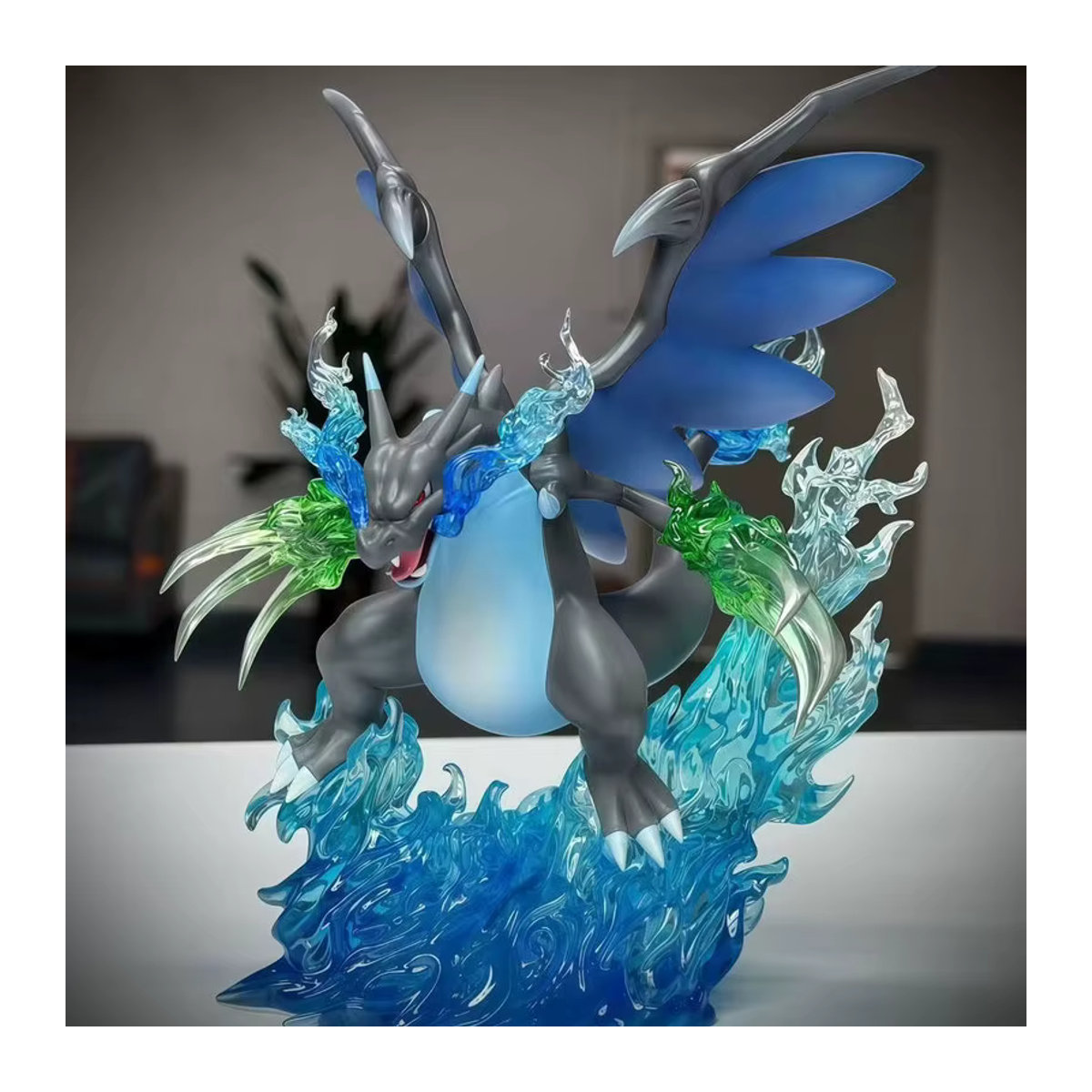 Bandai Charizard X Evolution Anime Figur aus Kunststoff, mehrfarbig, Höhe: 19 cm - Bild 1