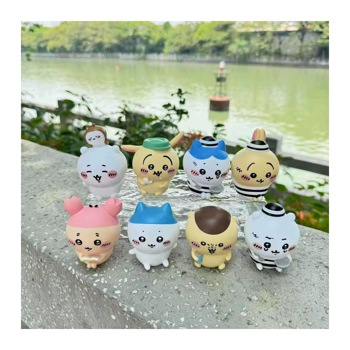 Bandai Chiikawa Japanische Anime Mini-Figuren Blindbox Kapselspielzeug aus Kunststoff, mehrfarbig - Bild 4