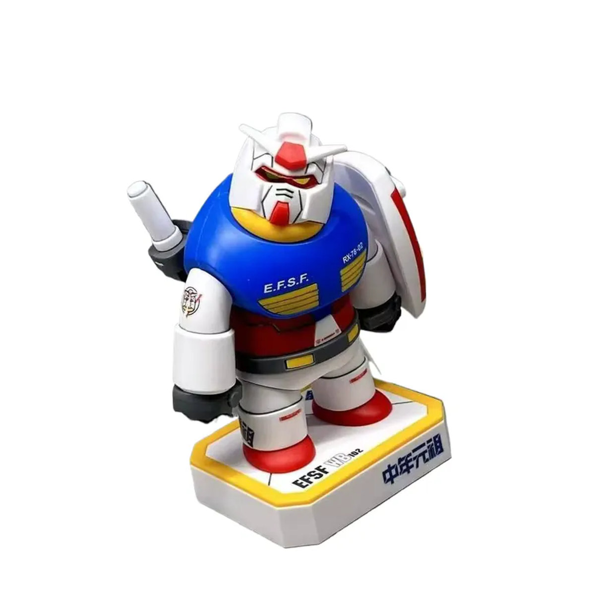 Bandai Chonker RX-78-2 Mecha-Actionfigur aus PVC in Weiß und Mehrfarbig - Bild 5