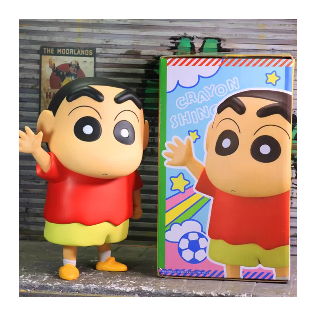 Bandai Crayon Shin-chan Actionfigur aus Kunststoff, mehrfarbige Anime-Sammelfigur für Kinder - Bild 2
