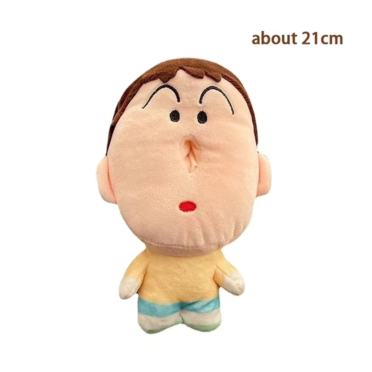 Bandai Crayon Shin-Chan Boochan Plüsch Taschentuchbox und Schlüsselanhänger Set, mehrfarbig, Höhe: 21 cm - Bild 3