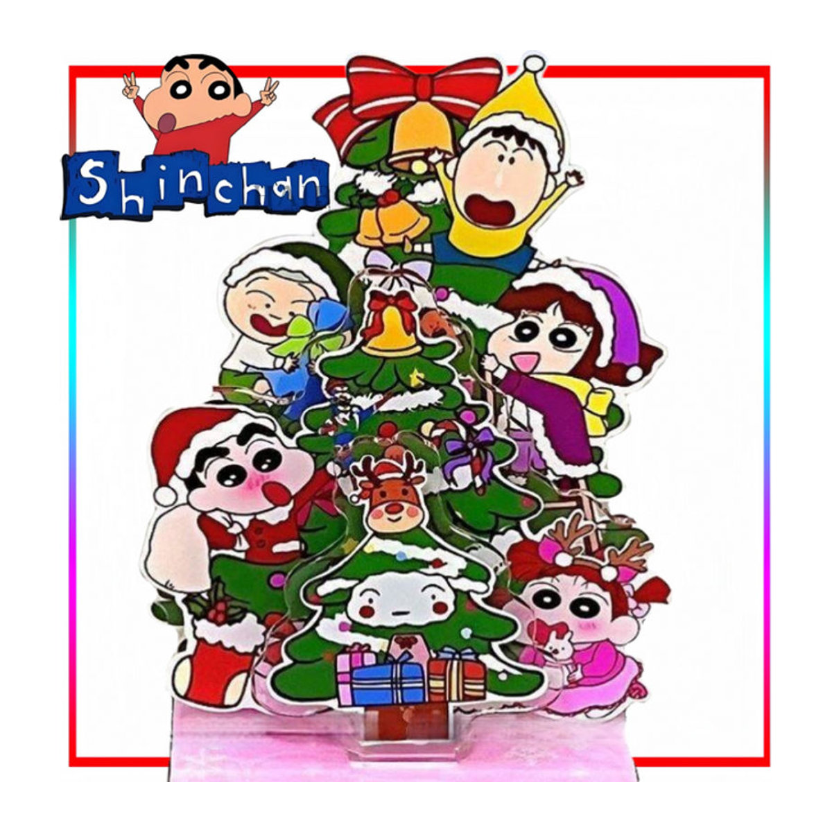 Bandai Crayon Shin Chan C-Chan Acryl Standee Schreibtischdekoration aus Kunststoff, mehrfarbig - Bild 1