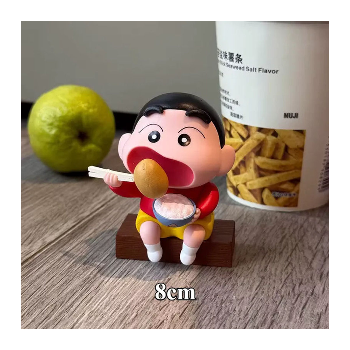 Bandai Crayon Shin Chan Kartoffel-Figur aus Kunstharz, mehrfarbiges Anime-Ornament - Bild 4