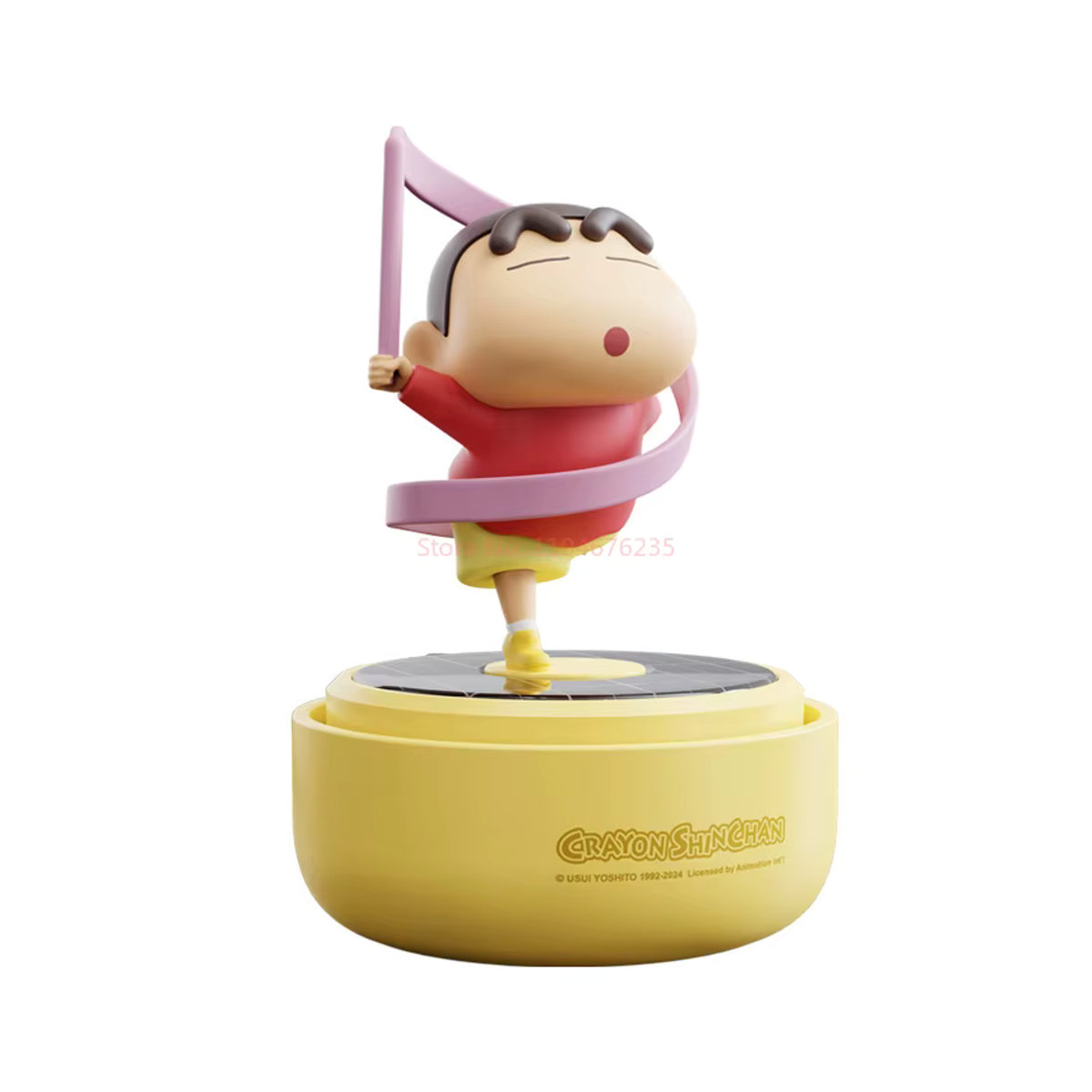 Bandai Crayon Shin-Chan Solar-Aromatherapie-Auto mit rotierender Cartoon-Figur in Mehrfarbig - Bild 4