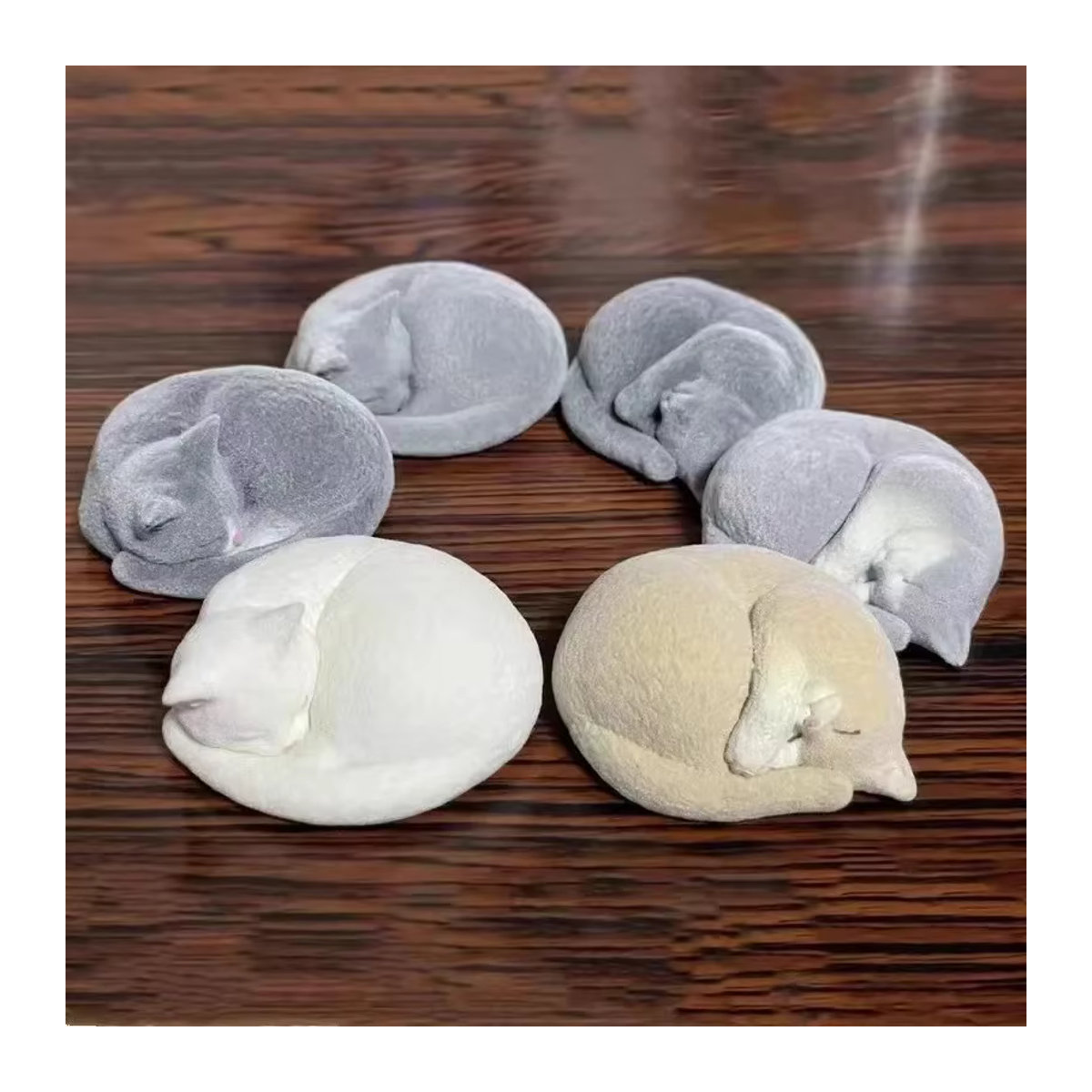 Bandai Cute Cats Series Plüschfigur für Kinder, mehrfarbig, stehend - Bild 4