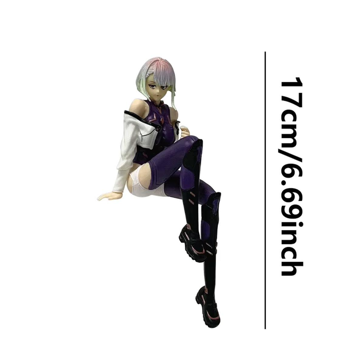 Bandai Cyberpunk Edgerunners Anime Figur Lucy Actionfigur aus Kunststoff, mehrfarbig, Höhe: 17 cm - Bild 1