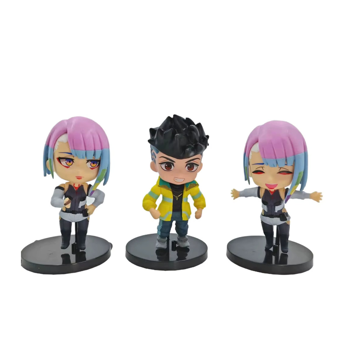 Bandai Cyberpunk Edgerunners Anime Spielfiguren Set aus Kunststoff, 6 verschiedene Modelle, mehrfarbig, Höhe: 10 cm - Bild 4