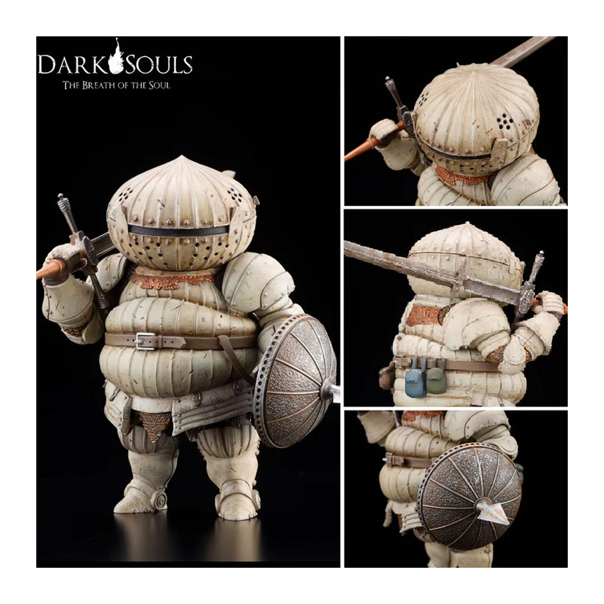 Bandai Dark Souls Siegmeyer Actionfigur Q Version in Weiß, Höhe: 13 cm - Bild 2