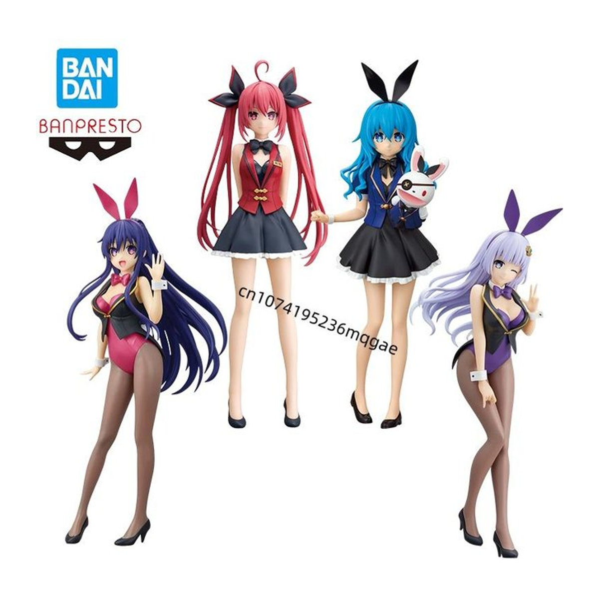 Bandai Date A Live Anime Acchion Figuren Modell Kotori Itsuka, Izayoi Miku, Yatogami Tohka, mehrfarbig - Bild 1