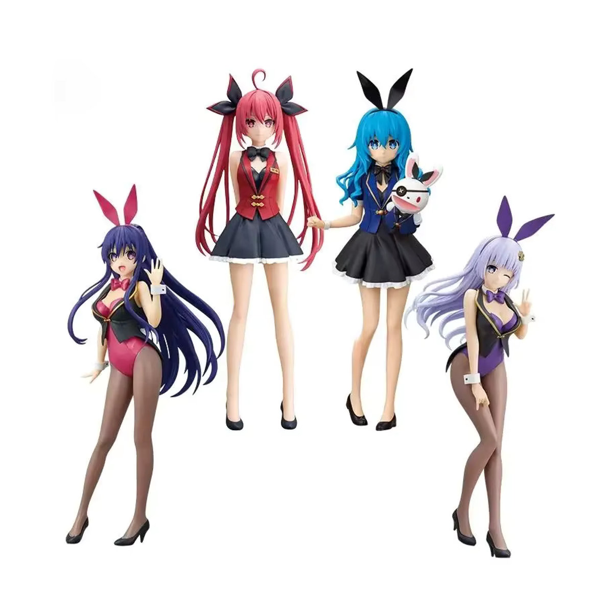 Bandai Date A Live Anime Acchion Figuren Modell Kotori Itsuka, Izayoi Miku, Yatogami Tohka, mehrfarbig - Bild 4