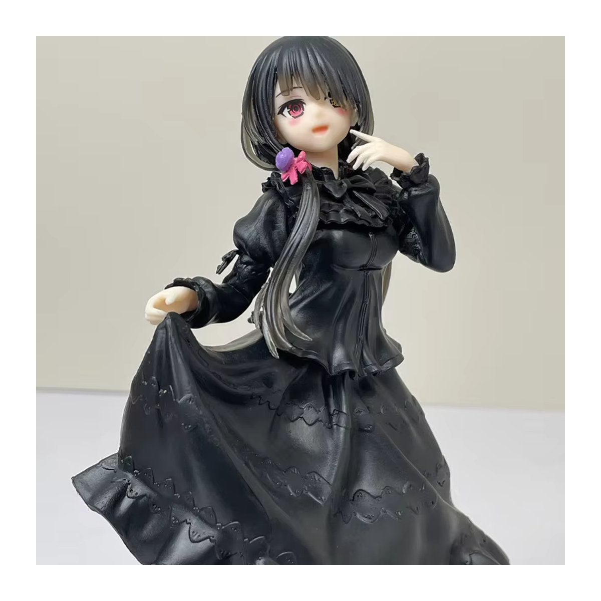 Bandai Date A Live IV Tokisaki Kurumi Freizeitkleidung Ver. PVC-Actionfigur in Schwarz - Bild 2