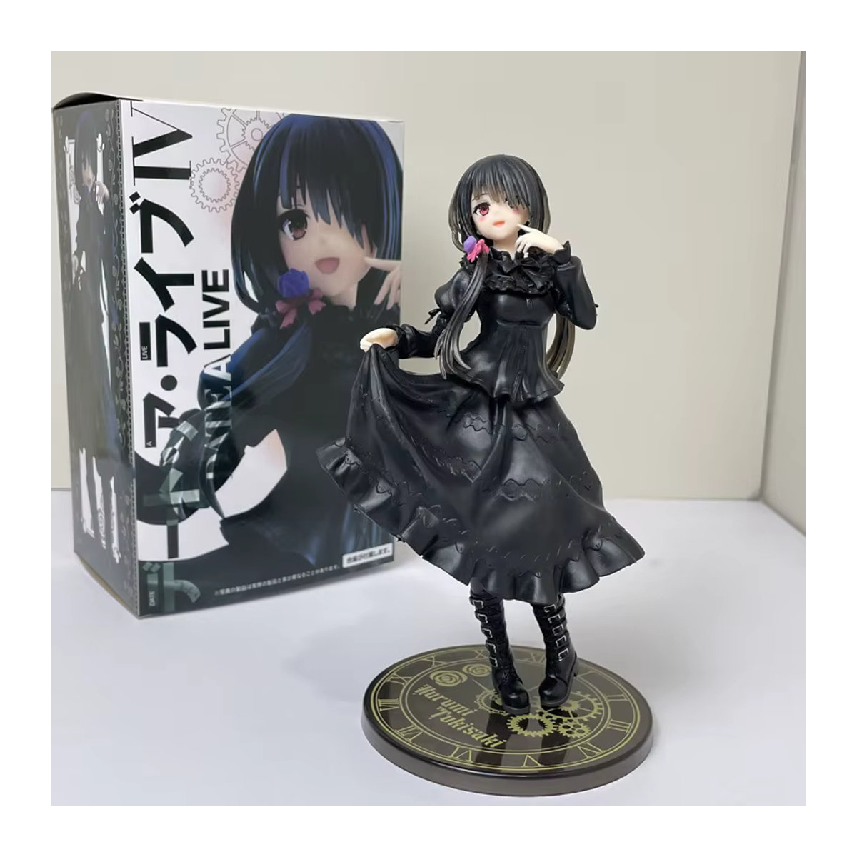 Bandai Date A Live IV Tokisaki Kurumi Freizeitkleidung Ver. PVC-Actionfigur in Schwarz - Bild 4