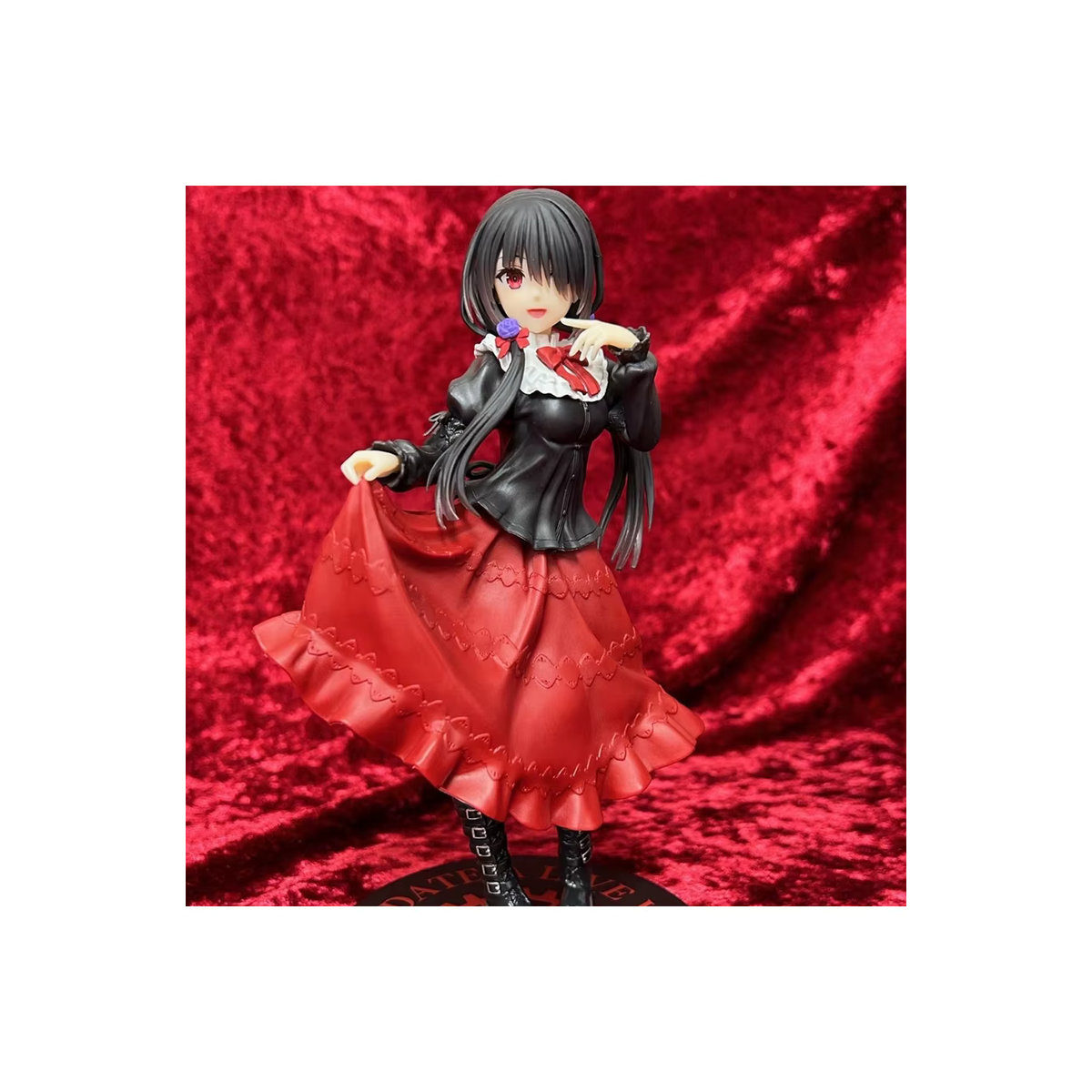 Bandai Date A Live Tokisaki Kurumi Anime-Figur in Rot, stehendes Mädchen-Modell aus Kunststoff, Höhe: 19 cm - Bild 7