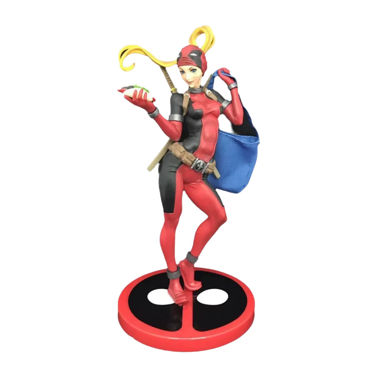 Bandai Deadpool Actionfigur Weibliche Version in Rot als Sammlerstück und Schreibtischdeko - Bild 2