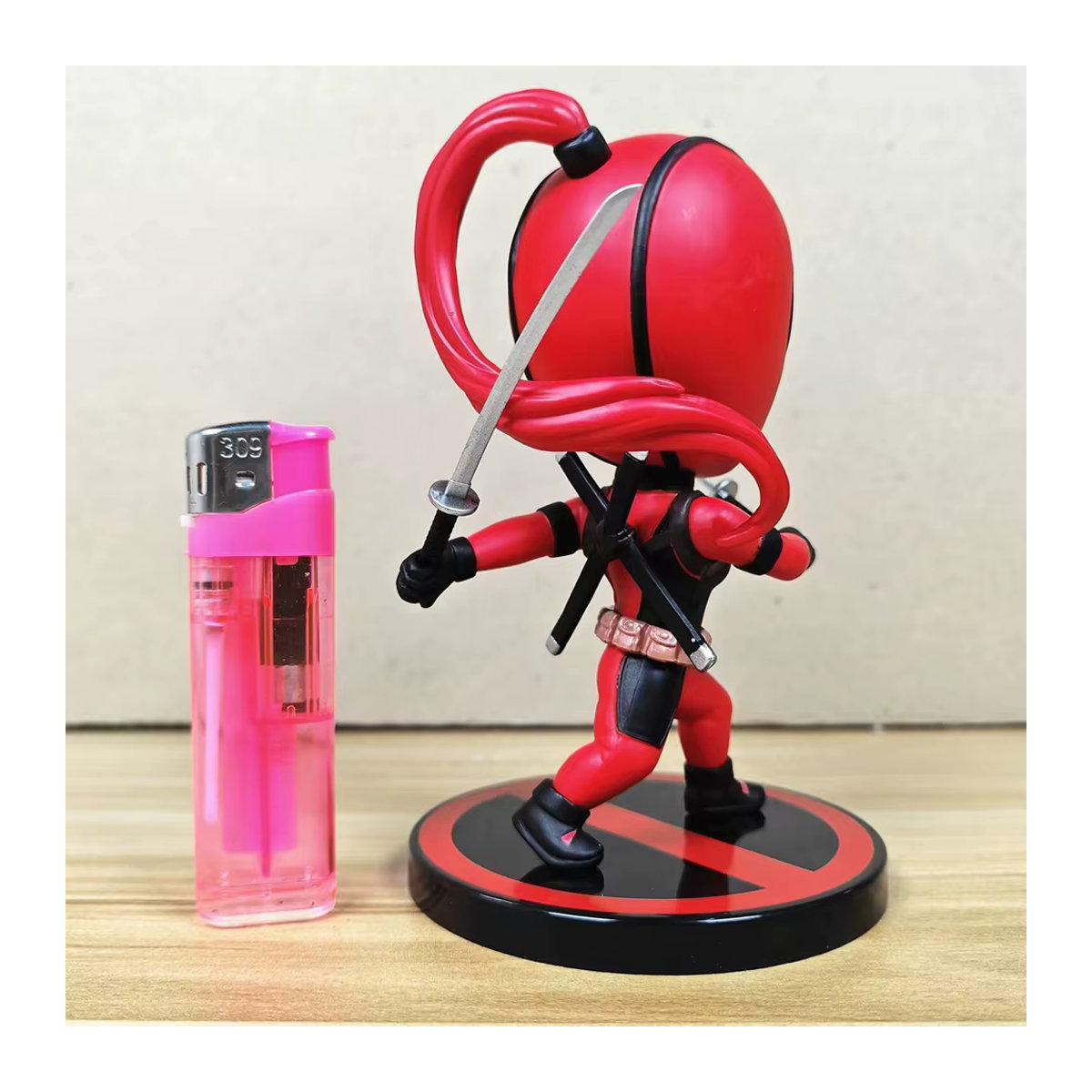 Bandai Deadpool X-MAN Superhelden Figur in Rot, Höhe: 14 cm - Bild 3