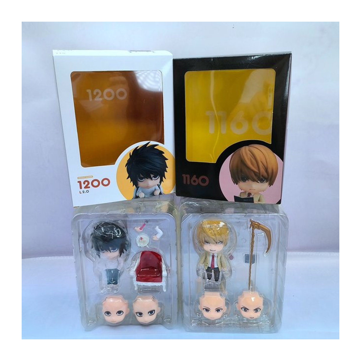 Bandai Death Note Anime Actionfigur Light Yagami als bewegliche PVC Nendoroid Figur in Mehrfarbig für deine Desktop-Dekoration - Bild 1