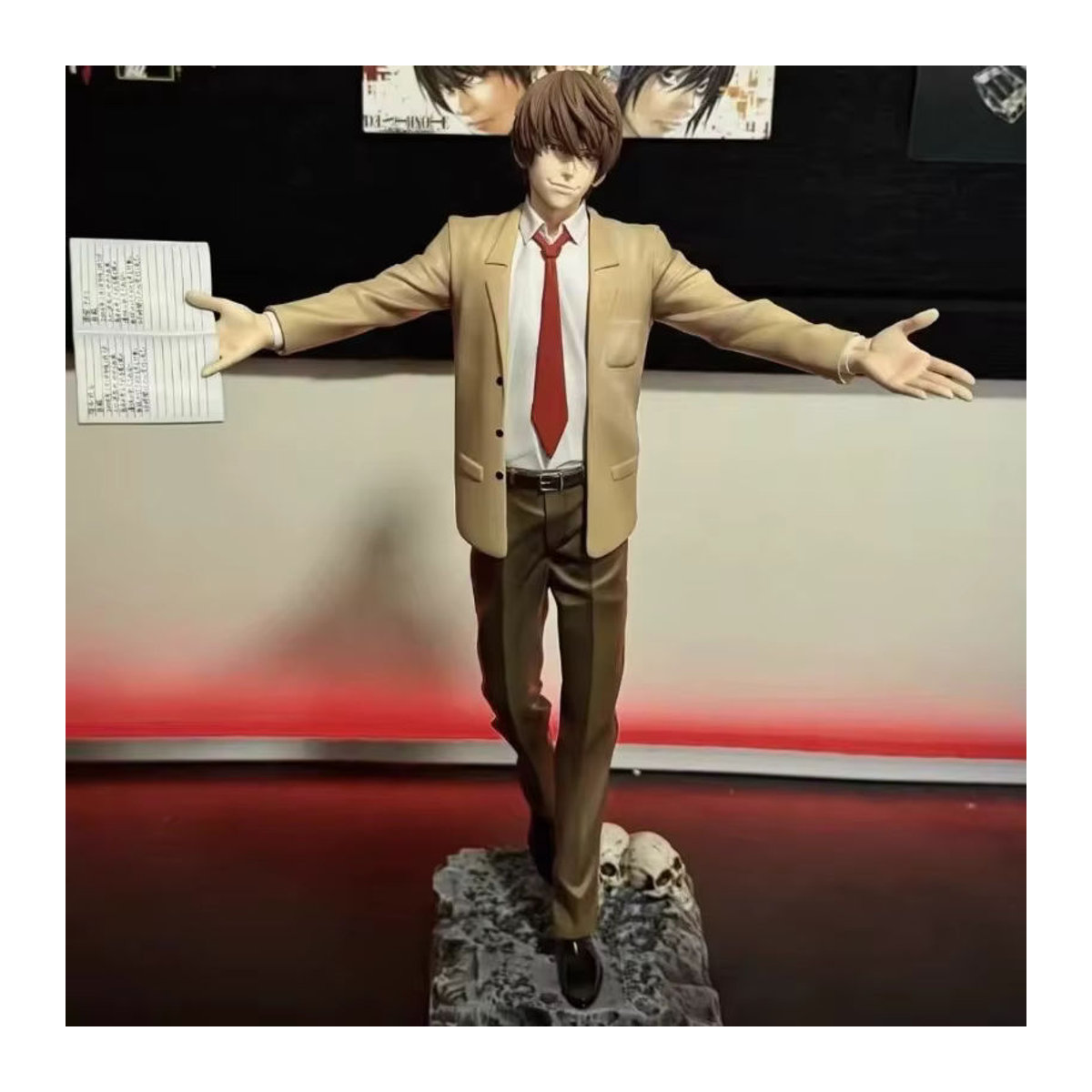 Bandai Death Note Anime Figur Yagami Light aus Kunststoff in Mehrfarben als Schreibtisch-Dekoration - Bild 2