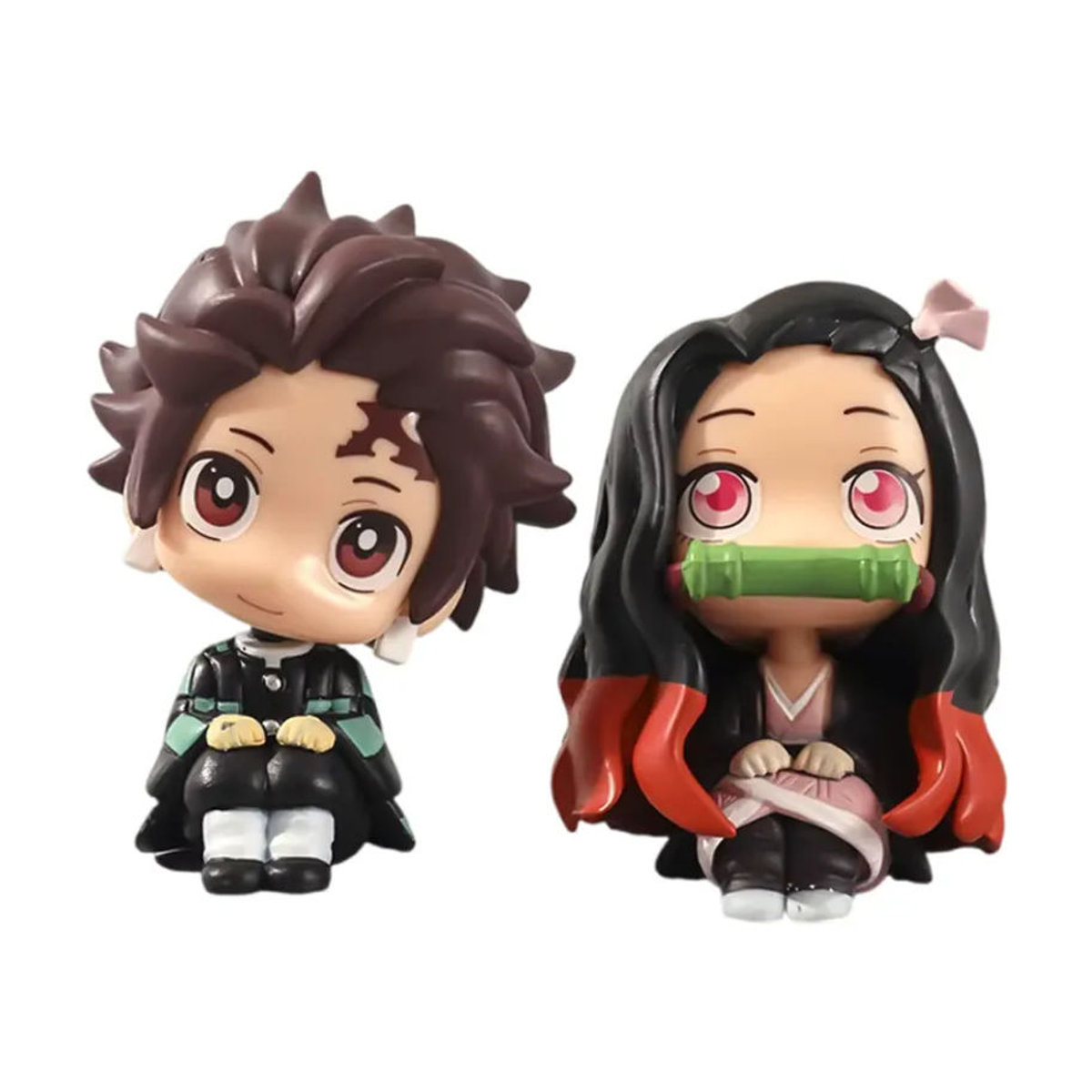Bandai Demon Slayer Actionfigur Q-Version Tanjiro Kamado und Nezuko aus Kunststoff, mehrfarbig, Höhe: 8 cm bis 9 cm - Bild 6