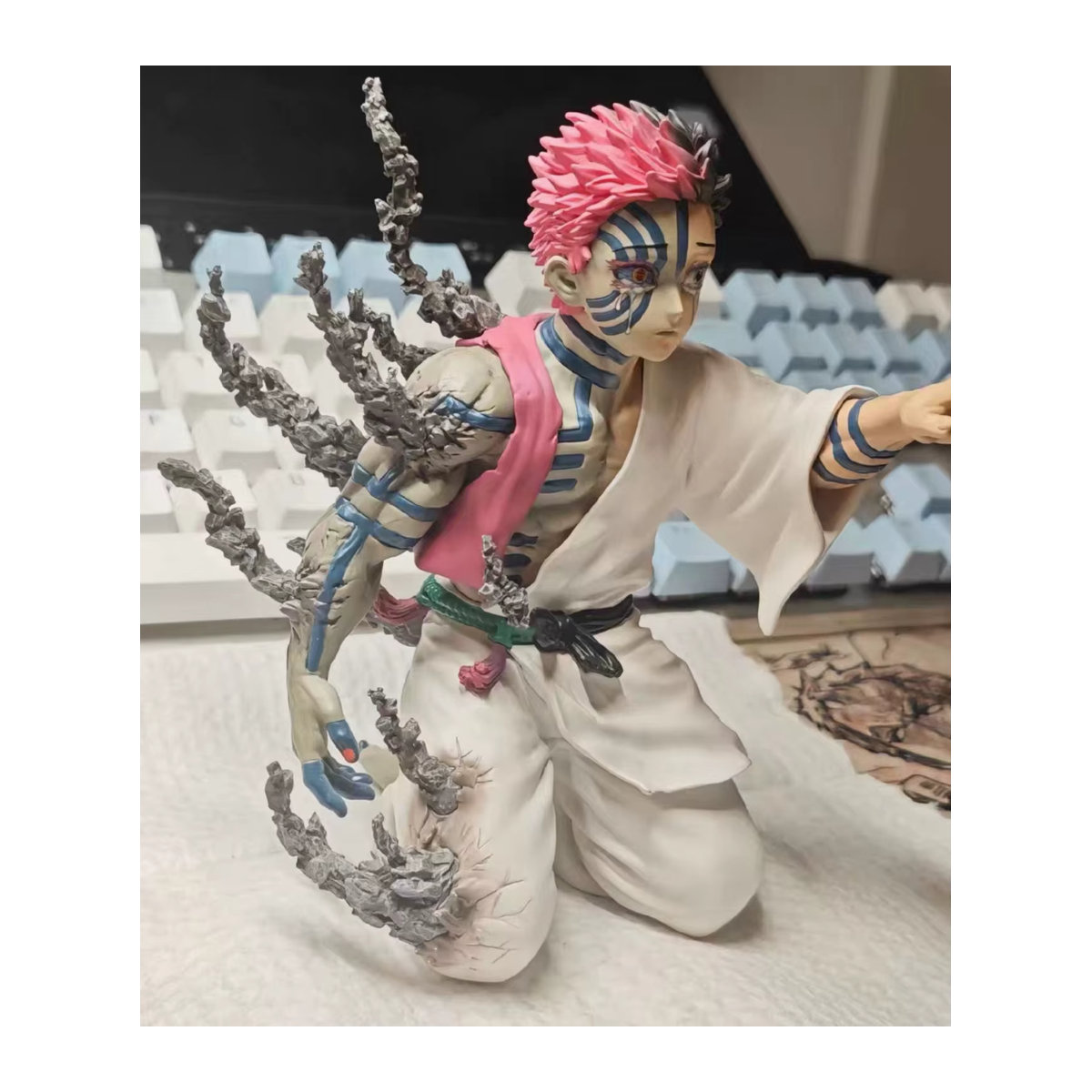 Bandai Demon Slayer Akaza Anime Actionfigur aus Kunststoff, mehrfarbig, Höhe: 14 cm - Bild 4