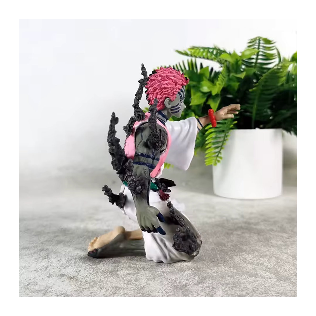 Bandai Demon Slayer Akaza Hakuji Anime-Figur aus Kunststoff, mehrfarbig - Bild 5