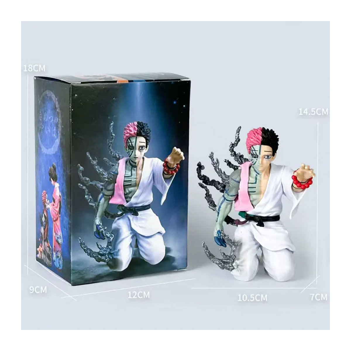 Bandai Demon Slayer Akaza Hakuji Anime-Figur aus Kunststoff, mehrfarbig, Höhe: 14,5 cm - Bild 6