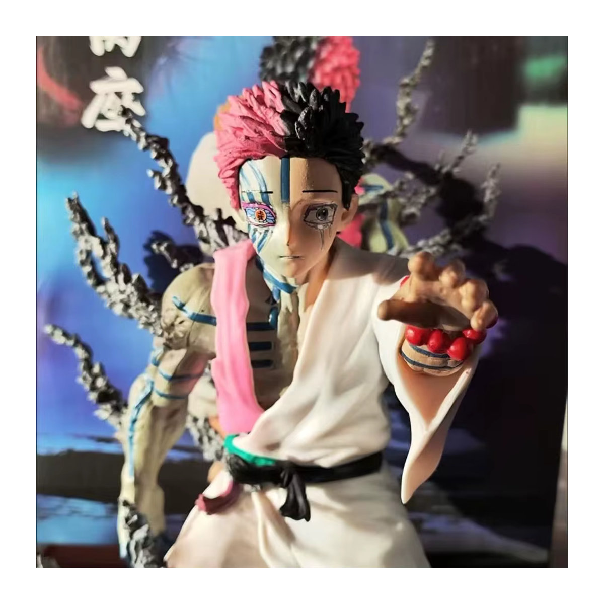 Bandai Demon Slayer Akaza Hakuji Anime-Figur aus PVC, mehrfarbig, Höhe: 15 cm - Bild 2