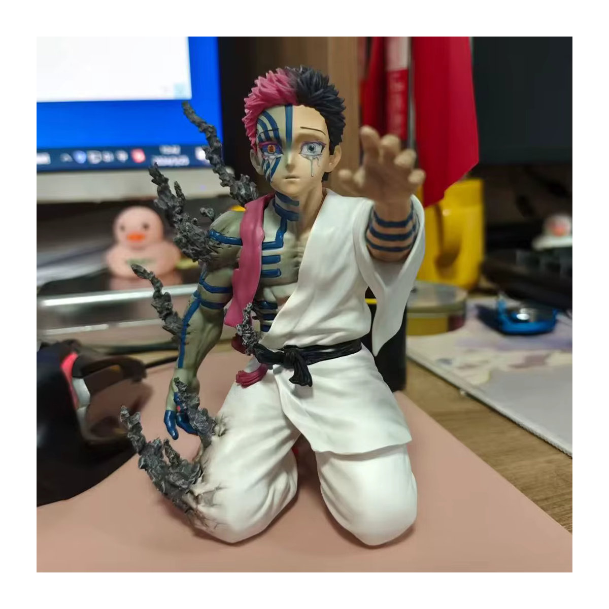 Bandai Demon Slayer Akaza Hakuji Anime-Figur aus PVC, mehrfarbig, Höhe: 15 cm - Bild 6