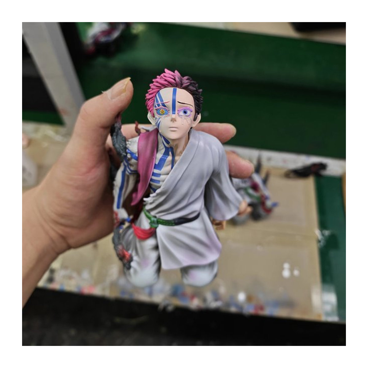 Bandai Demon Slayer Akaza und Koyuki Anime-Figur aus Kunststoff, mehrfarbig - Bild 1