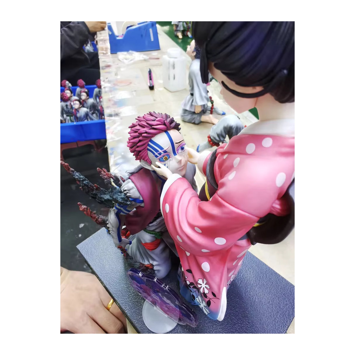Bandai Demon Slayer Akaza und Koyuki Anime-Figur aus Kunststoff, mehrfarbig - Bild 3