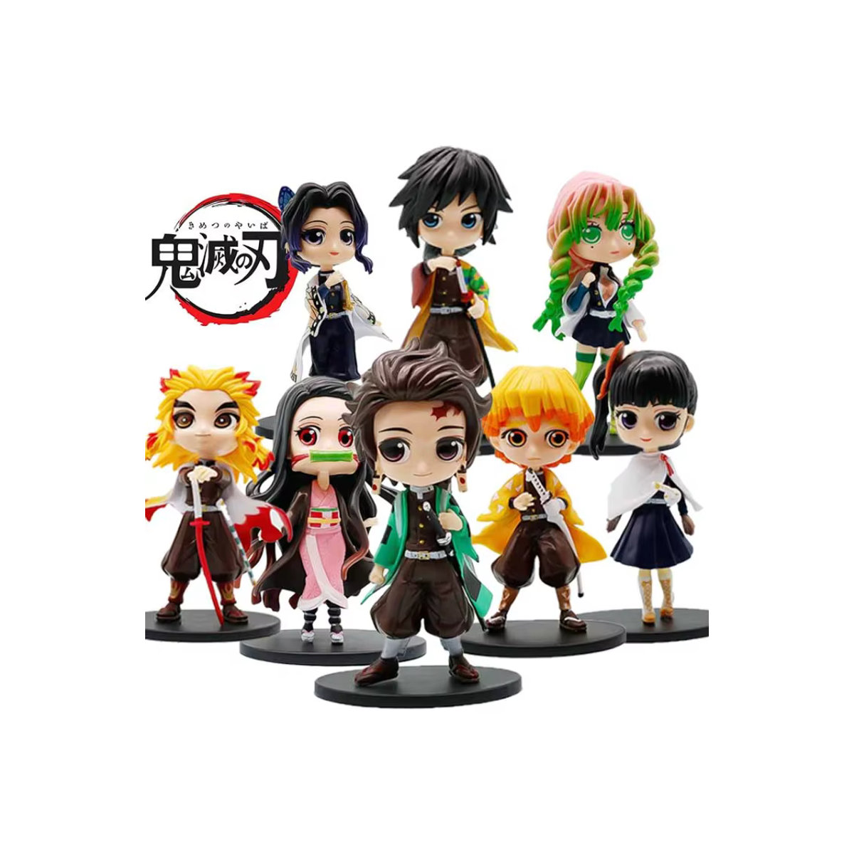 Bandai Demon Slayer Anime Actionfigur Tanjiro Kamado und Nezuko Modell Ornament, mehrfarbig, Höhe: 12 cm - Bild 5