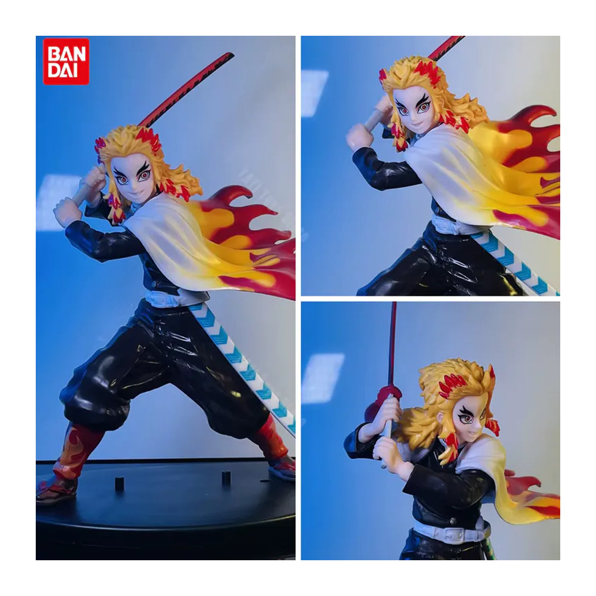 Bandai Demon Slayer Anime-Actionfiguren Tanjirou Agatsuma Zenitsu Kyoujurou aus Kunststoff, mehrfarbig - Bild 2
