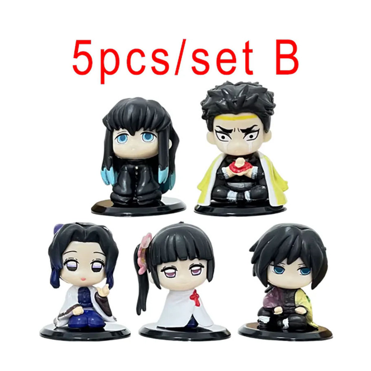 Bandai Demon Slayer Anime Charakter Figur Jiro You Bean aus PVC, mehrfarbiges Desktop-Ornament - Bild 2
