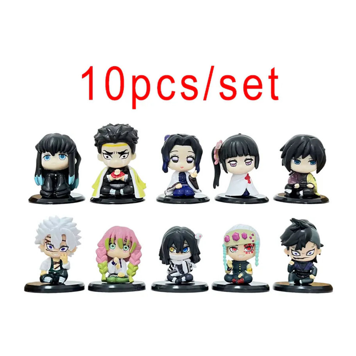 Bandai Demon Slayer Anime Charakter Figur Jiro You Bean aus PVC, mehrfarbiges Desktop-Ornament - Bild 4