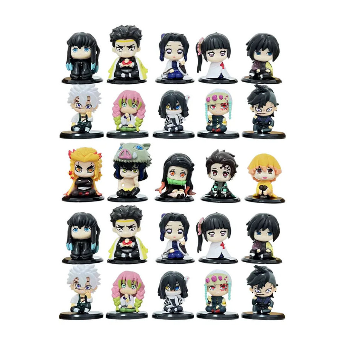 Bandai Demon Slayer Anime Charakter Figur Jiro You Bean aus PVC, mehrfarbiges Desktop-Ornament - Bild 5