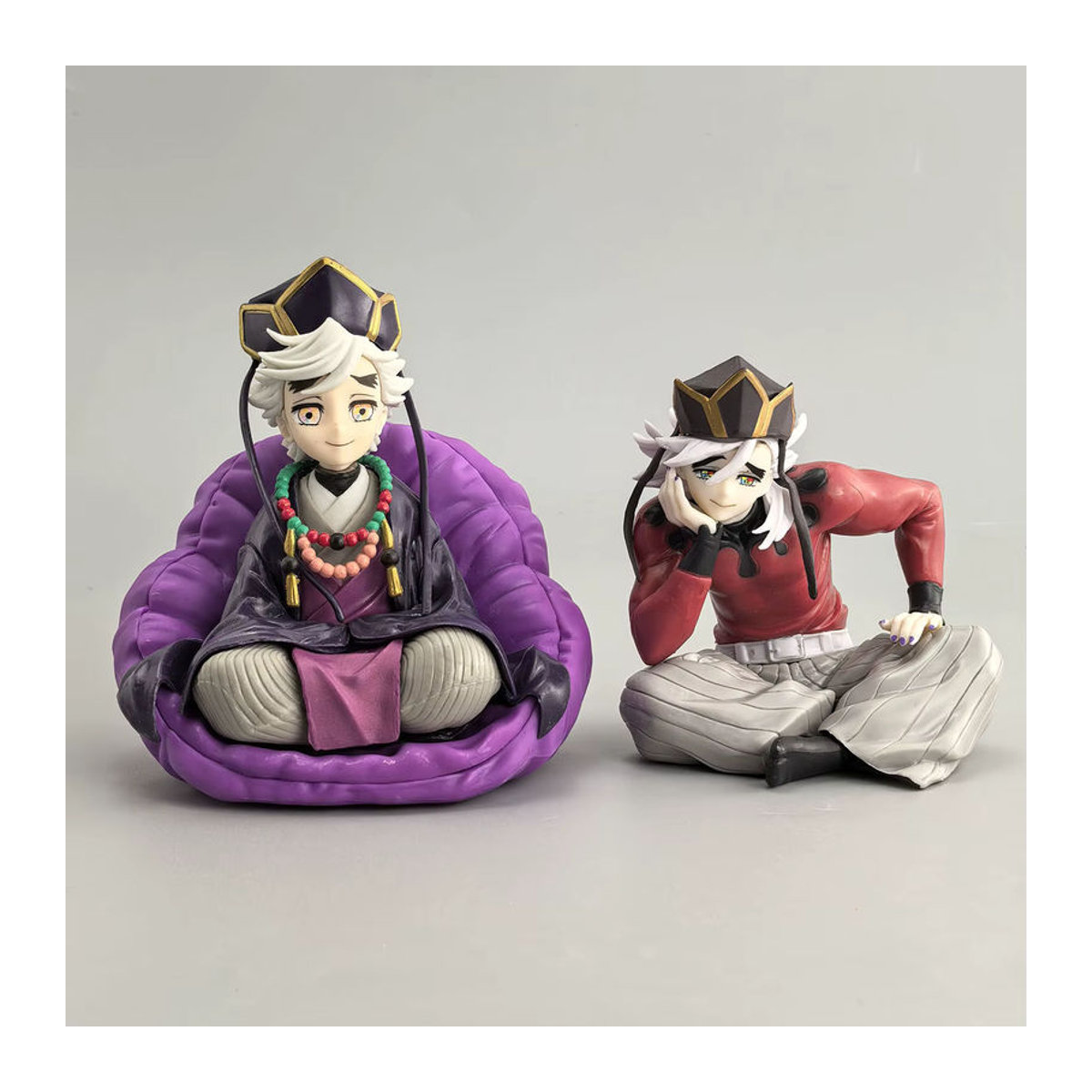 Bandai Demon Slayer Anime Figur Akaza und Douma Premium Chokonose Noodle Stopper aus Kunststoff, mehrfarbig - Bild 3