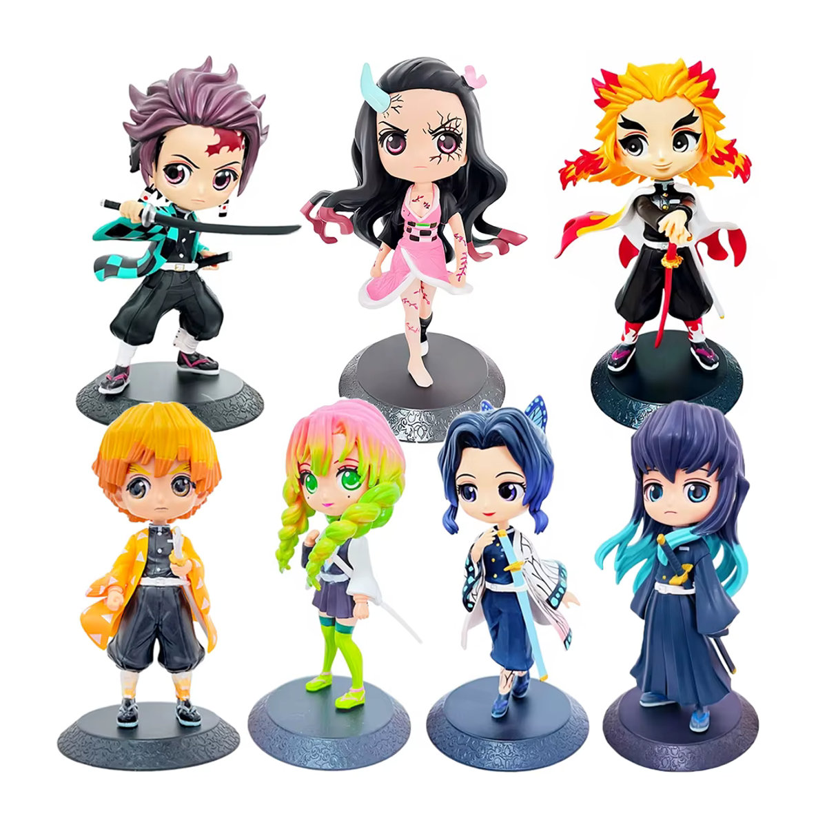 Bandai Demon Slayer Anime Figur aus PVC und Glas, Farbe Orange/Mehrfarbig, Höhe: 15 cm - Bild 3