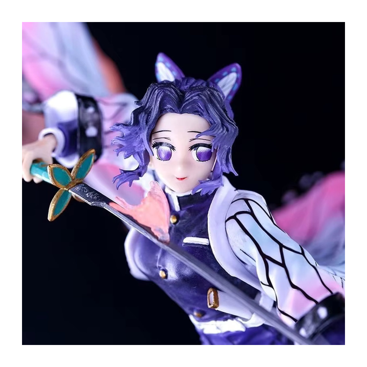 Bandai Demon Slayer Anime-Figur Kochou Shinobu Insekten-Säule, mehrfarbig, Höhe: 33 cm - Bild 4
