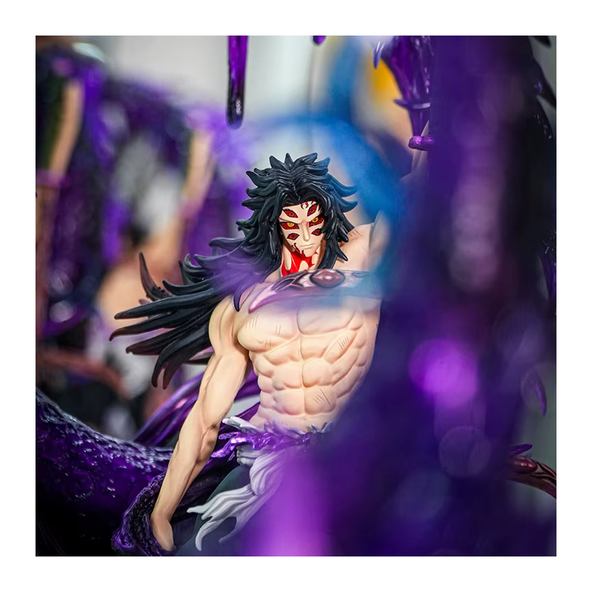 Bandai Demon Slayer Anime Figur Kokushibo PVC Statue, mehrfarbig, Höhe: 45 cm - Bild 5