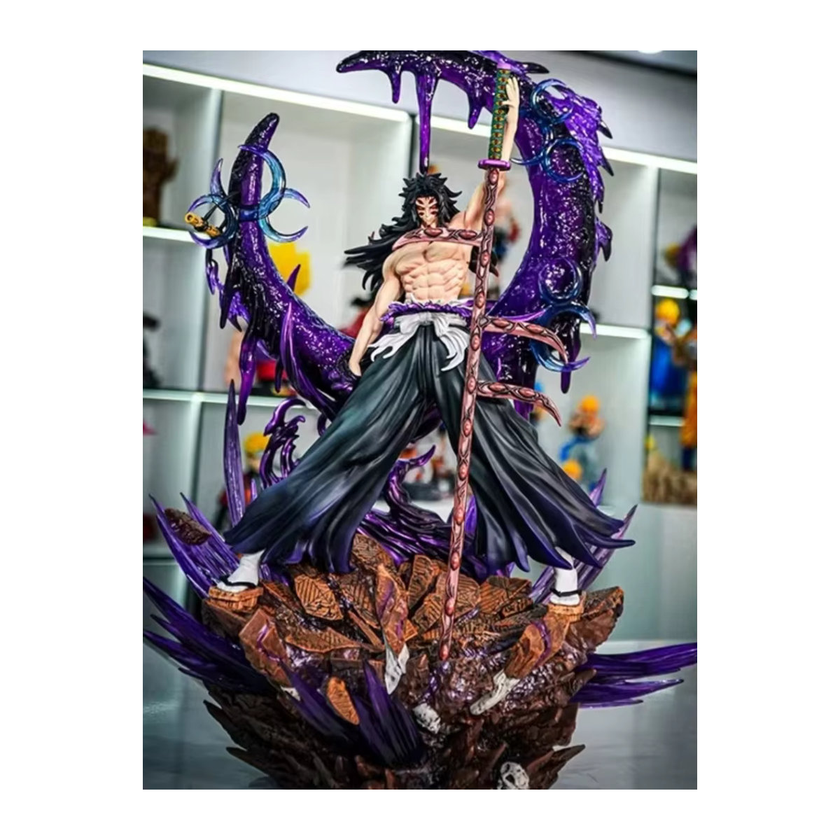 Bandai Demon Slayer Anime Figur Kokushibo PVC Statue, mehrfarbig, Höhe: 45 cm - Bild 6